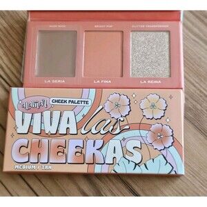 Alamar Viva Las Cheekas Cheek Palette Medium Tan Blush Color